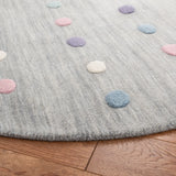 Safavieh Safavieh Kids 5'-0" x 5'-0" Rug in Silver