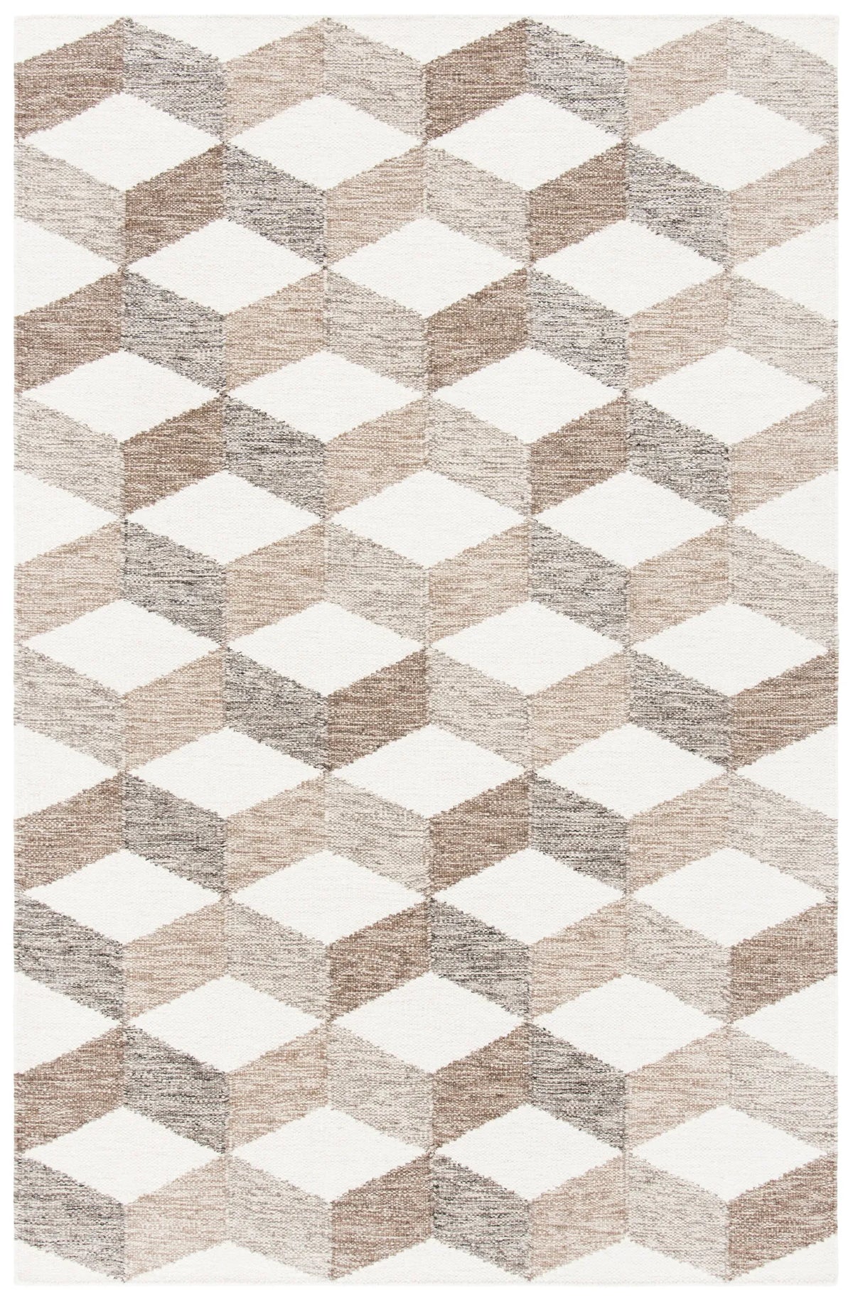 Safavieh Kilim 4'-0" x 6'-0" Rug in Ivory / Brown