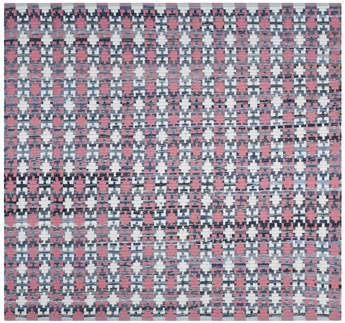 Safavieh Montauk 6'-0" x 6'-0" Rug in Coral / Multi