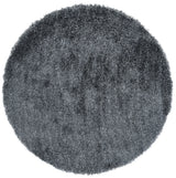 Safavieh Shag 7'-0" x 7'-0" Rug in Dark Grey