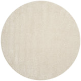 Safavieh Arizona Shag 6'-7" x 6'-7" Rug in Creme