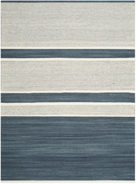 Safavieh Kilim 5'-0" x 8'-0" Rug in Blue / Ivory
