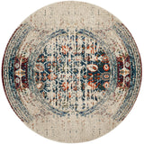 Safavieh Monaco 5'-0" x 5'-0" Rug in Ivory / Blue