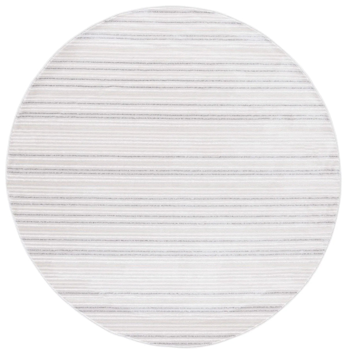 Safavieh Whisper 6'-7" x 6'-7" Rug in Light Grey / Ivory
