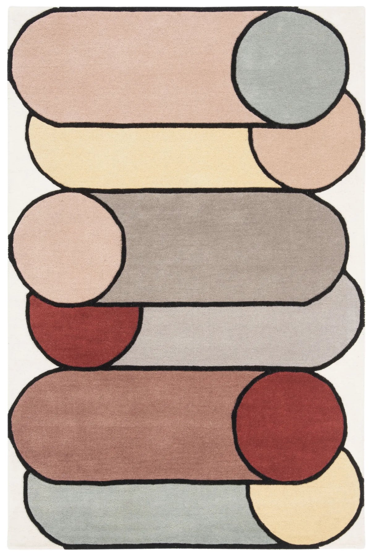 Safavieh Fifth Avenue 3'-0" x 5'-0" Rug in Ivory / Multi