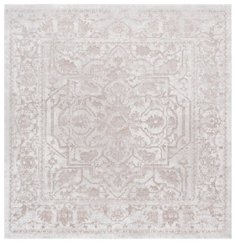 Safavieh Reflection 6'-7" x 6'-7" Rug in Creme / Ivory