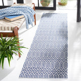 Safavieh Martha Stewart 2'-0" x 8'-0" Rug in Blue / Grey