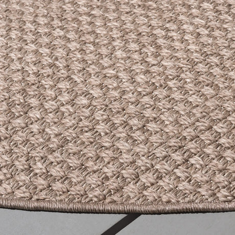 Safavieh Sisal All-Weather 6'-7" x 6'-7" Rug in Brown