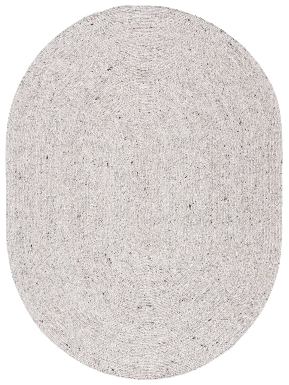Safavieh Braided 5'-0" x 7'-0" Rug in Light Grey