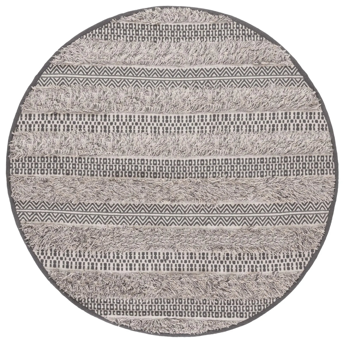 Safavieh Natura 6'-0" x 6'-0" Rug in Grey / Ivory