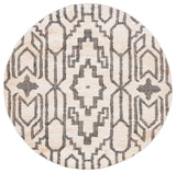 Safavieh Natural Fiber 6'-0" x 6'-0" Rug in Ivory / Black