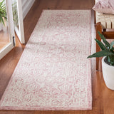 Safavieh Metro 2'-3" x 8'-0" Rug in Dark Pink / Ivory