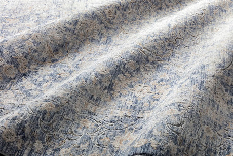 Loloi Pandora Pan-01 Blue / Gold Rugs - organic detail