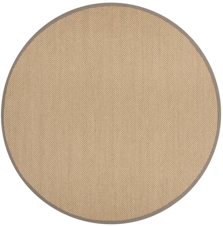 Safavieh Natural Fiber 6'-0" x 6'-0" Rug in Maize / Grey