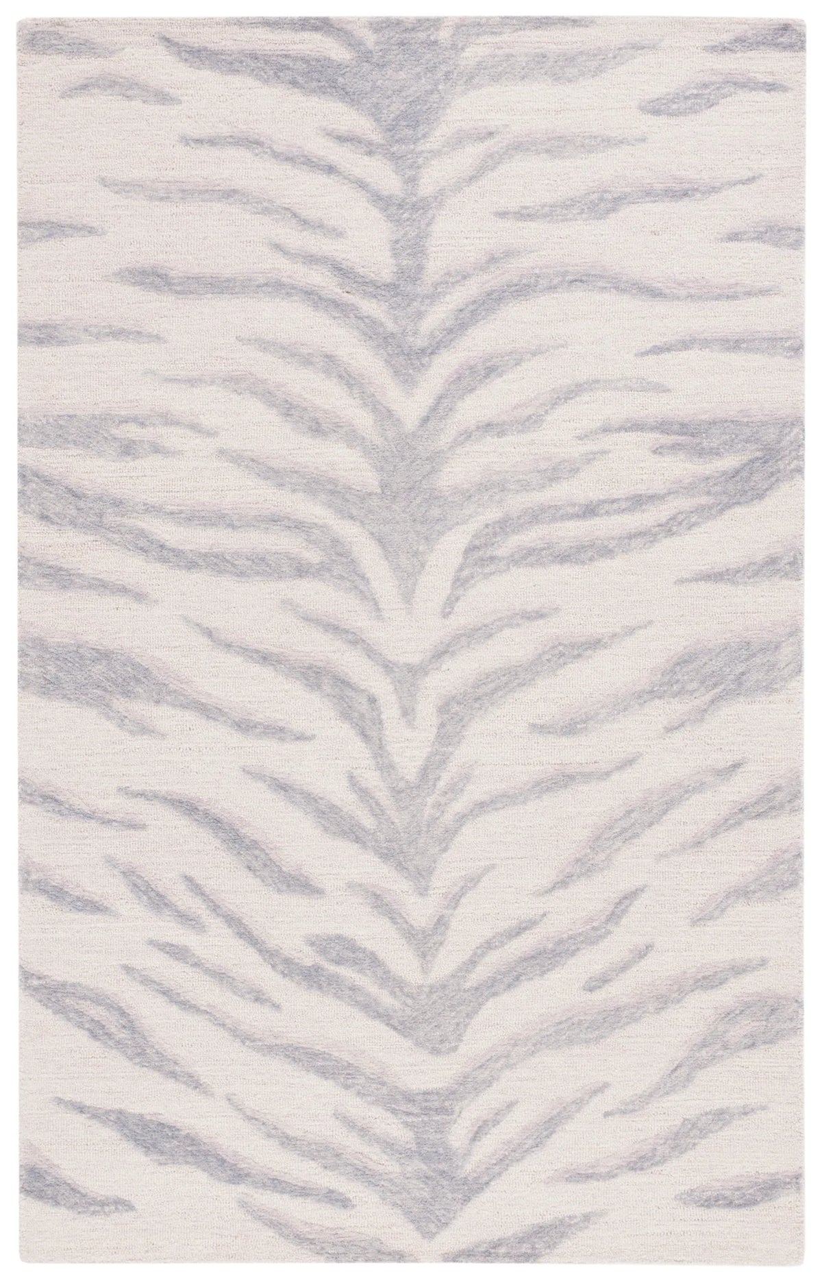 Safavieh Ebony 4'-0" x 6'-0" Rug in Grey / Ivory