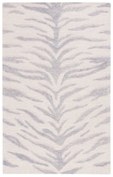 Safavieh Ebony 4'-0" x 6'-0" Rug in Grey / Ivory
