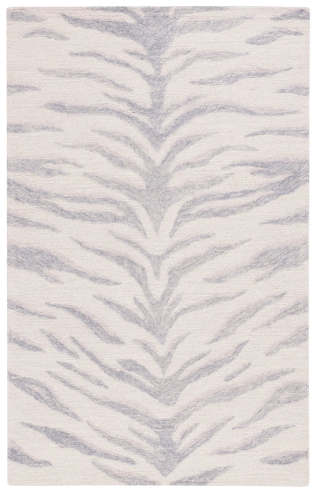 Safavieh Ebony 4'-0" x 6'-0" Rug in Grey / Ivory