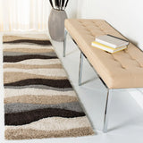 Safavieh Florida Shag 2'-3" x 8'-0" Rug in Ivory / Grey