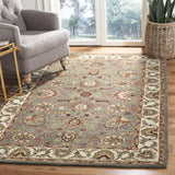 Safavieh Classic 4'-0" x 6'-0" Rug in Celadon / Ivory