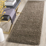 Safavieh Sgl-Laguna Shag 2'-3" x 8'-0" Rug in Taupe