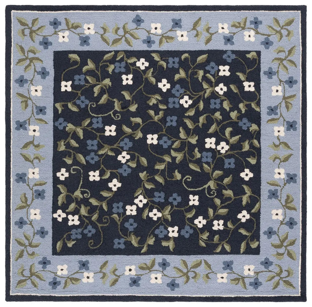 Safavieh Martha Stewart 6'-0" x 6'-0" Rug in Navy / Light Blue