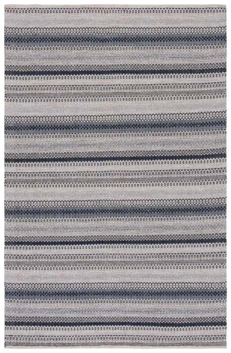 Safavieh Kilim 4'-0" x 6'-0" Rug in Grey / Black