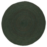 Safavieh Natural Fiber 5'-0" x 5'-0" Rug in Dark Green