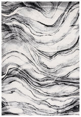 Safavieh Tulum 4'-0" x 6'-0" Rug in Ivory / Black