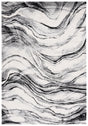 Safavieh Tulum 4'-0" x 6'-0" Rug in Ivory / Black