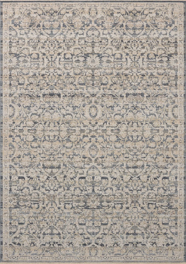 Loloi Milena MLE-02 Denim / Natural Rug - main flat