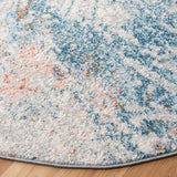 Safavieh Tulum 6'-7" x 6'-7" Rug in Ivory / Dark Blue