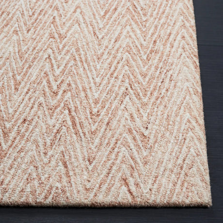 Safavieh Abstract 4'-0" x 6'-0" Rug in Brown / Ivory