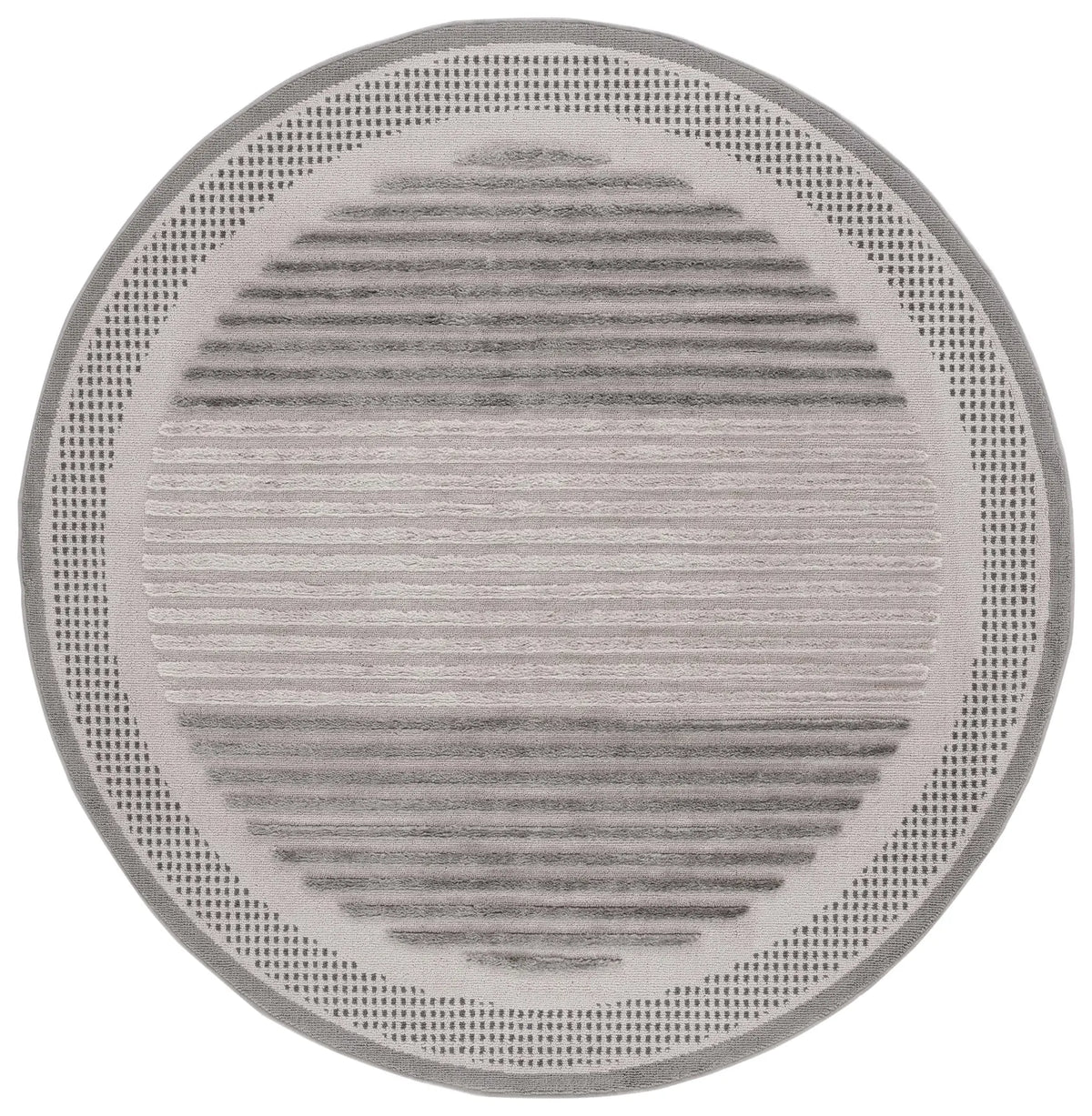 Safavieh Urban 6'-7" x 6'-7" Rug in Grey / Light Grey