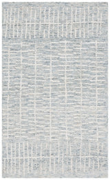 Safavieh Abstract 3'-0" x 5'-0" Rug in Light Blue / Ivory