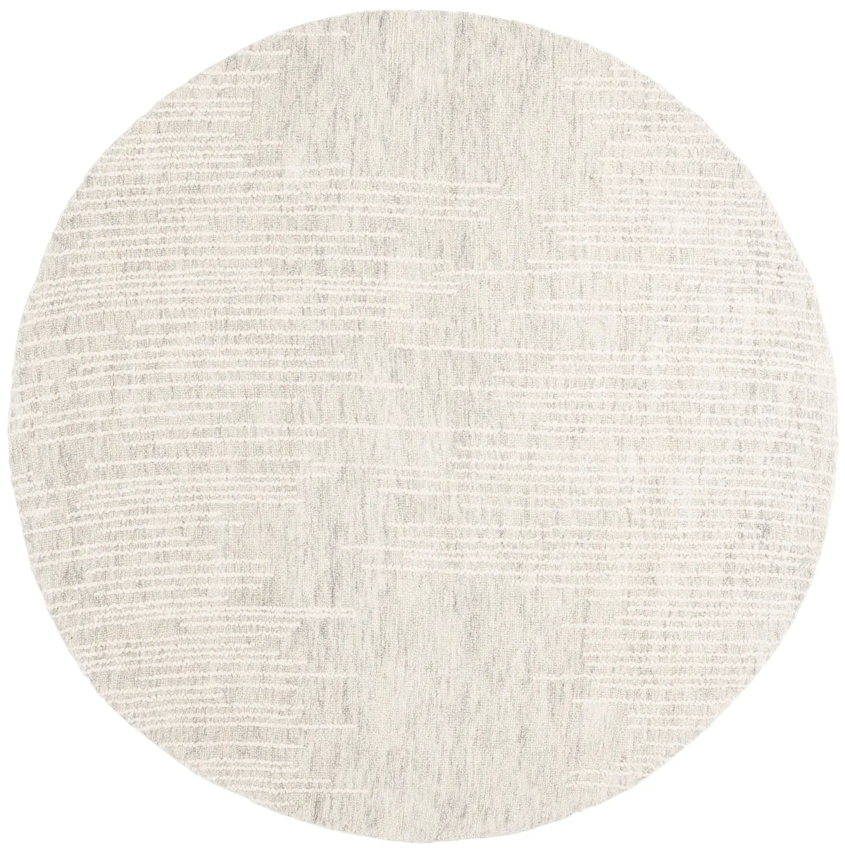 Safavieh Abstract 6'-0" x 6'-0" Rug in Light Grey / Ivory