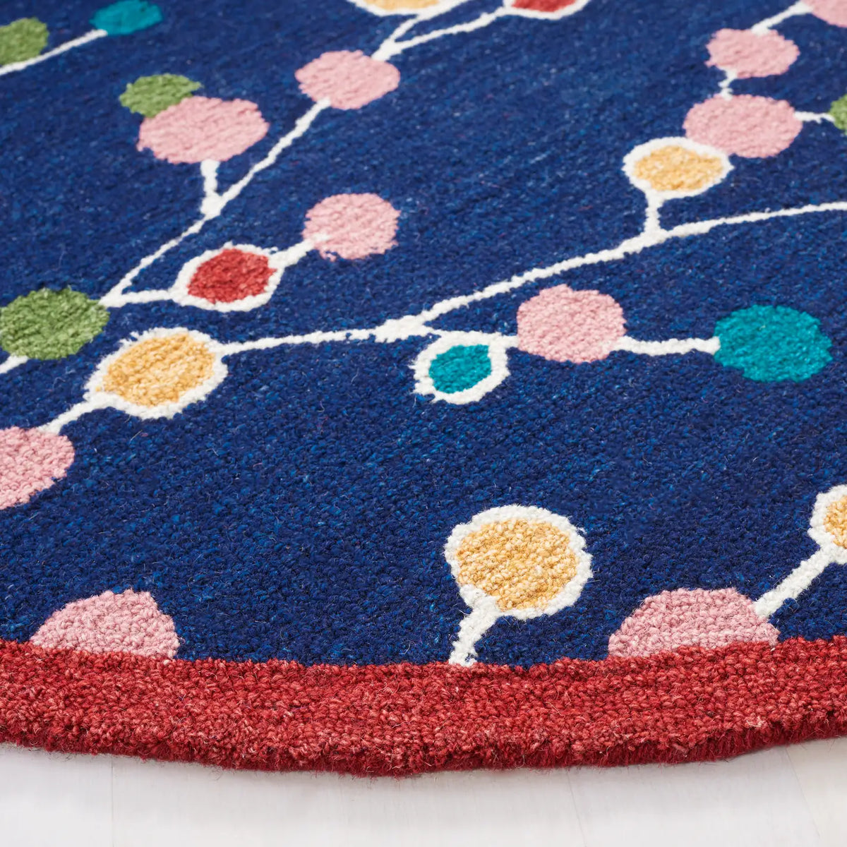 Safavieh Jardin 6'-0" x 6'-0" Rug in Blue / Pink