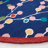 Safavieh Jardin 6'-0" x 6'-0" Rug in Blue / Pink