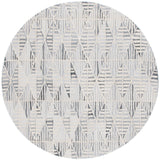 Safavieh Ebony 6'-0" x 6'-0" Rug in Grey / Ivory