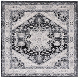 Safavieh Brentwood 6'-7" x 6'-7" Rug in Black / Ivory