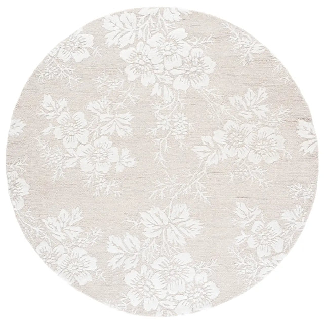 Safavieh Glamour 6'-0" x 6'-0" Rug in Silver / Ivory