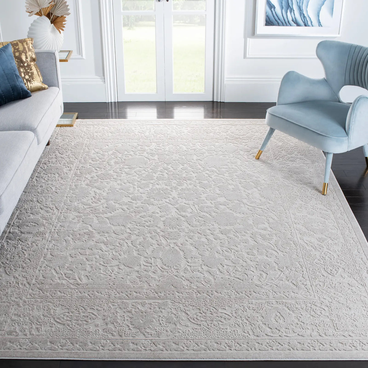Safavieh Reflection 10'-0" x 14'-0" Rug in Creme / Ivory