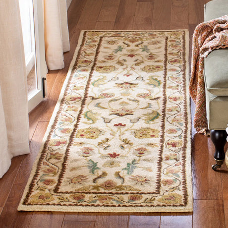 Safavieh Bergama 2'-3" x 10'-0" Rug in Ivory / Ivory
