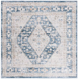 Safavieh Rosewood 6'-7" x 6'-7" Rug in Ivory / Blue