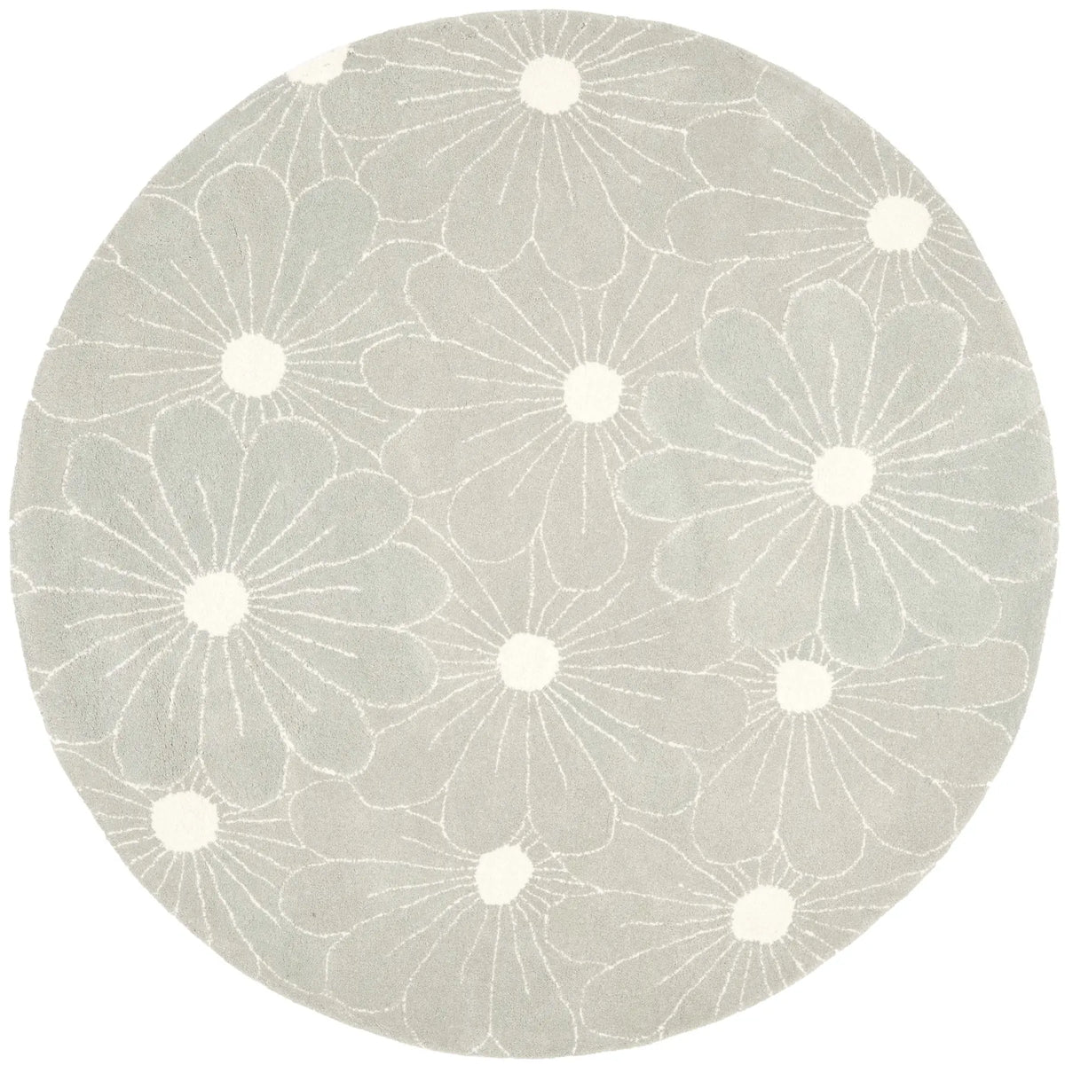 Safavieh Soho 6'-0" x 6'-0" Rug in Blue / Ivory