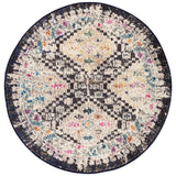 Safavieh Madison 3'-0" x 3'-0" Rug in Black / Yellow