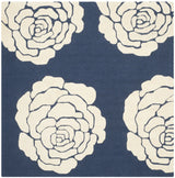 Safavieh Cambridge 6'-0" x 6'-0" Rug in Navy / Ivory