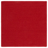 Safavieh Braided 4'-0" x 4'-0" Rug in Rust / Red