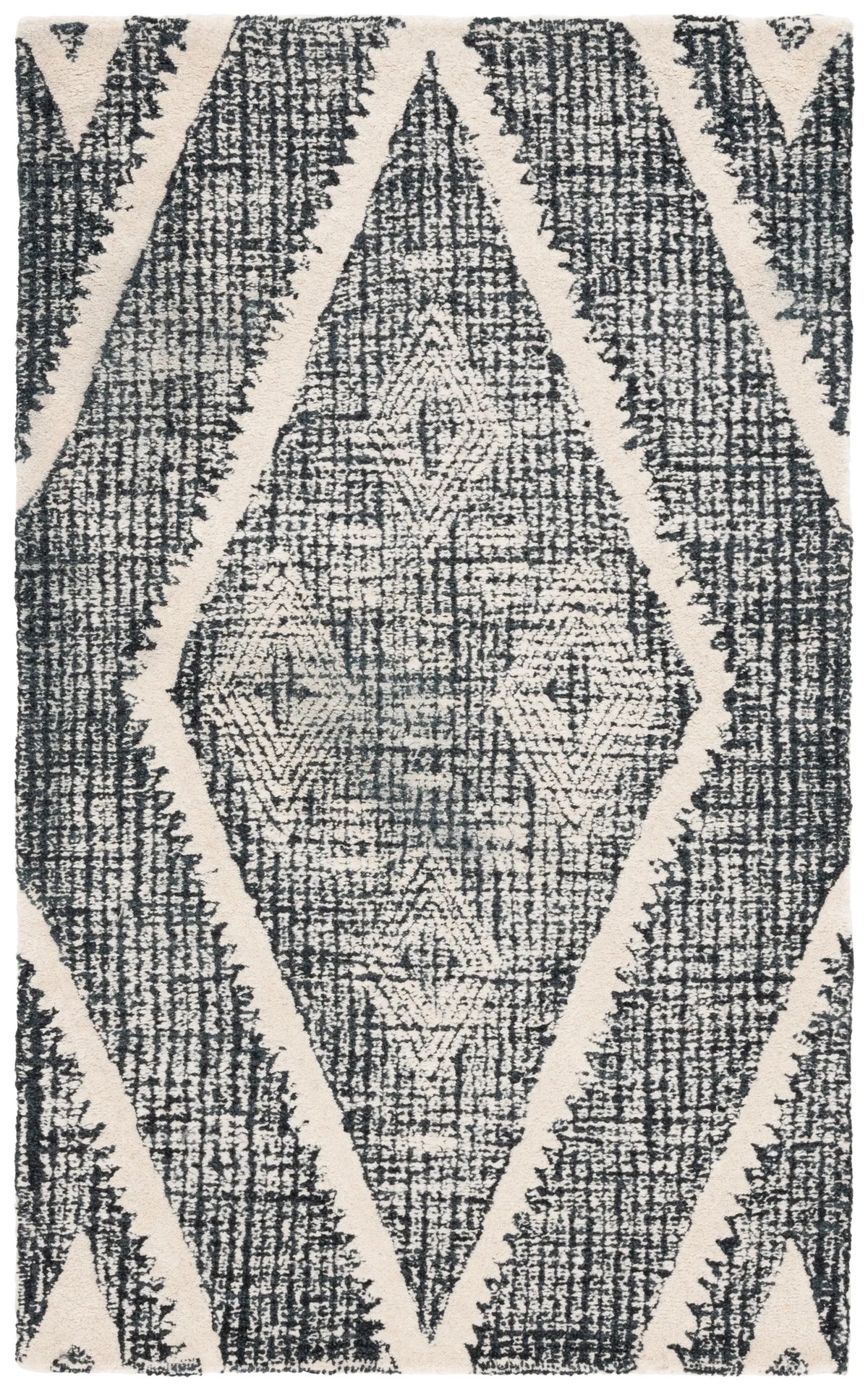 Safavieh Metro 3'-0" x 5'-0" Rug in Black / Ivory