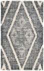 Safavieh Metro 3'-0" x 5'-0" Rug in Black / Ivory