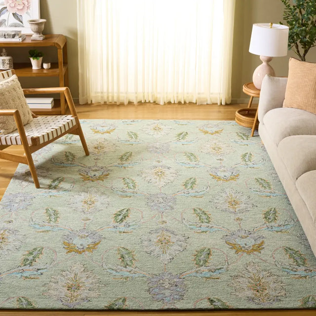 Safavieh Jardin 8'-0" x 10'-0" Rug in Sage / Green